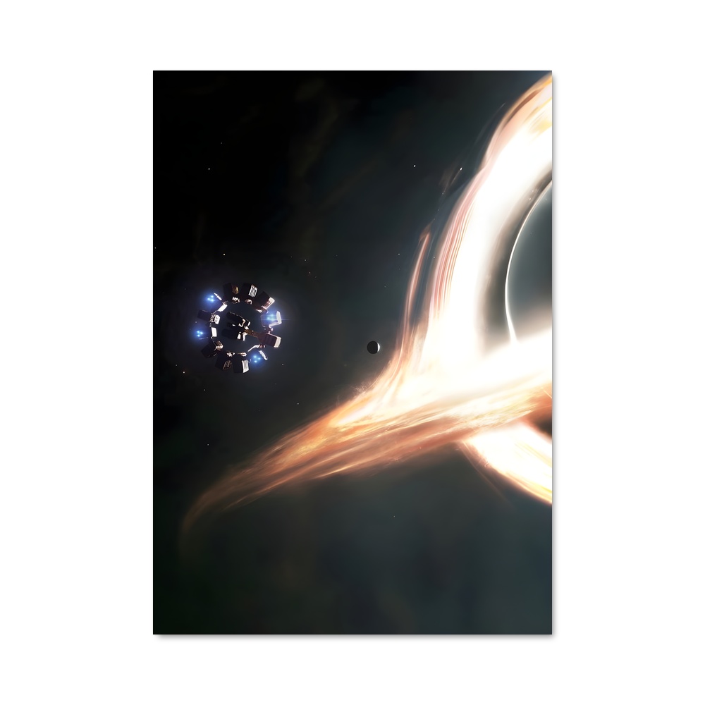 Poster captivant d'art interstellaire